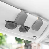 2 Piece Sunglasses Holder, Grey, view 2