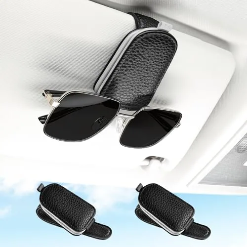 2 Piece Sunglasses Holder, Black