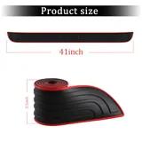 Rear Bumper Protector, Black, view 2