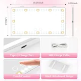 Sun Visor Vanity Mirror, White, view 4