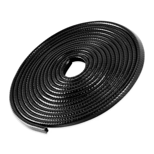 49Ft (15M) Door Edge Guard, Black