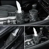 4 Piece Tissue Holder, Black, view 5
