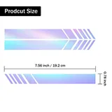 4 Piece Rear View Mirror Stickers Decor Body, view 2