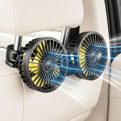 SINGRAO Backseat Fan for Kids, Black