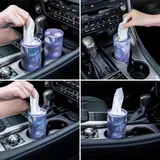 4 Piece Tissue Holder, Purple, view 4