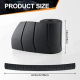 Rear Bumper Protector, Black, view 2