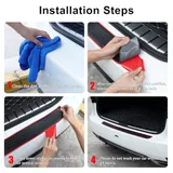 Rear Bumper Protector, Black, view 4