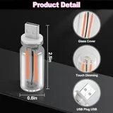 2 Piece USB Lights, Pink, view 5