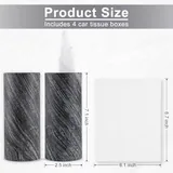 4 Piece Tissue Holder, Grey, view 2