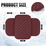 Center Console Arm Rest Cover, Red, view 3