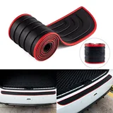 Rear Bumper Protector, Black, view 1