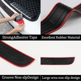 Rear Bumper Protector, Black, view 3