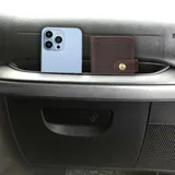 Passenger Storage Tray Organizer Grab Handle, Black, view 4
