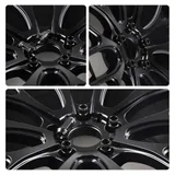 20 Piece M12x1.5 Wheel Lug Nuts, Black, view 6