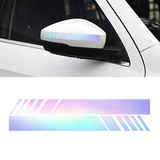 4 Piece Rear View Mirror Stickers Decor Body, view 1