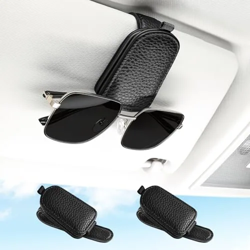 2 Piece Sunglasses Holder, Black