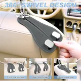 2 Piece Purse Holder Hook, Grey, view 5