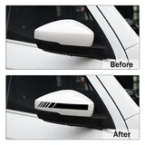 4 Piece Exterior Accessories Rear View Mirror, Black, view 3