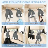 2 Piece Purse Holder Hook, Grey, view 6