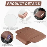 Center Console Cover Pad, Brown, view 3
