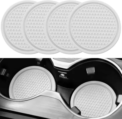 4 Piece Cup Coaster, White