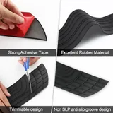 Rear Bumper Protector, Black, view 3