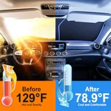300T Windshield Sun Shade, White, view 3