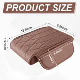 Center Console Cover Pad, Brown, view 2