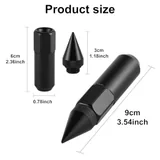 20 Piece M14X1.5 Wheel Lug Nuts, Black, view 2