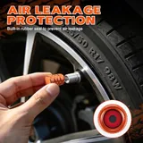 12 Piece Tire Valve Stem Caps, Orange, view 4