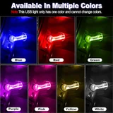 2 Piece LED USB Night Lights, Blue, view 3