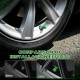 12 Piece Tire Valve Stem Caps, Green, view 5