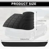 Rear Bumper Protector, Black, view 2