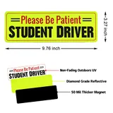 3 Piece Student Driver Magnet, Black, view 2
