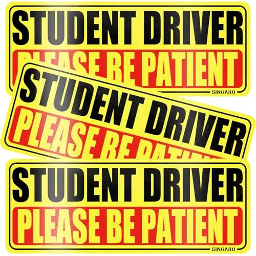 3 Piece Student Driver Magnet