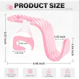 2 Piece Seat Headrest Purse Hook, Pink, view 2