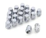 20 Piece White Knight M12x1.5 Wheel Lug Nuts, Silver
