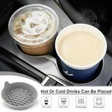 4 Piece Cup Holder Coaster, Grey, view 2