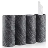 4 Piece Tissue Holder, Grey, view 1