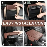 Center Console Cover Pad, Brown, view 4