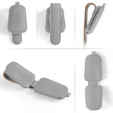 2 Piece Sunglasses Holder, Grey, view 4