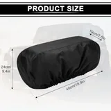 Heavy Duty 600D Waterproof Winch Cover, Black, view 2