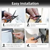 49Ft (15M) Door Edge Guard, Black, view 3