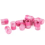 12 Piece American Flag Valve Stem Cap, Pink, view 1