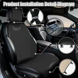 Seat Covers, Black, view 3
