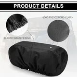 Heavy Duty 600D Waterproof Winch Cover, Black, view 3