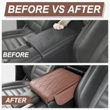 Center Console Cover Pad, Brown, view 6