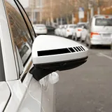 4 Piece Exterior Accessories Rear View Mirror, Black, view 4