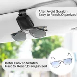 2 Piece Sunglasses Holder, Black, view 6
