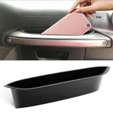 Passenger Storage Tray Organizer Grab Handle, Black, view 1